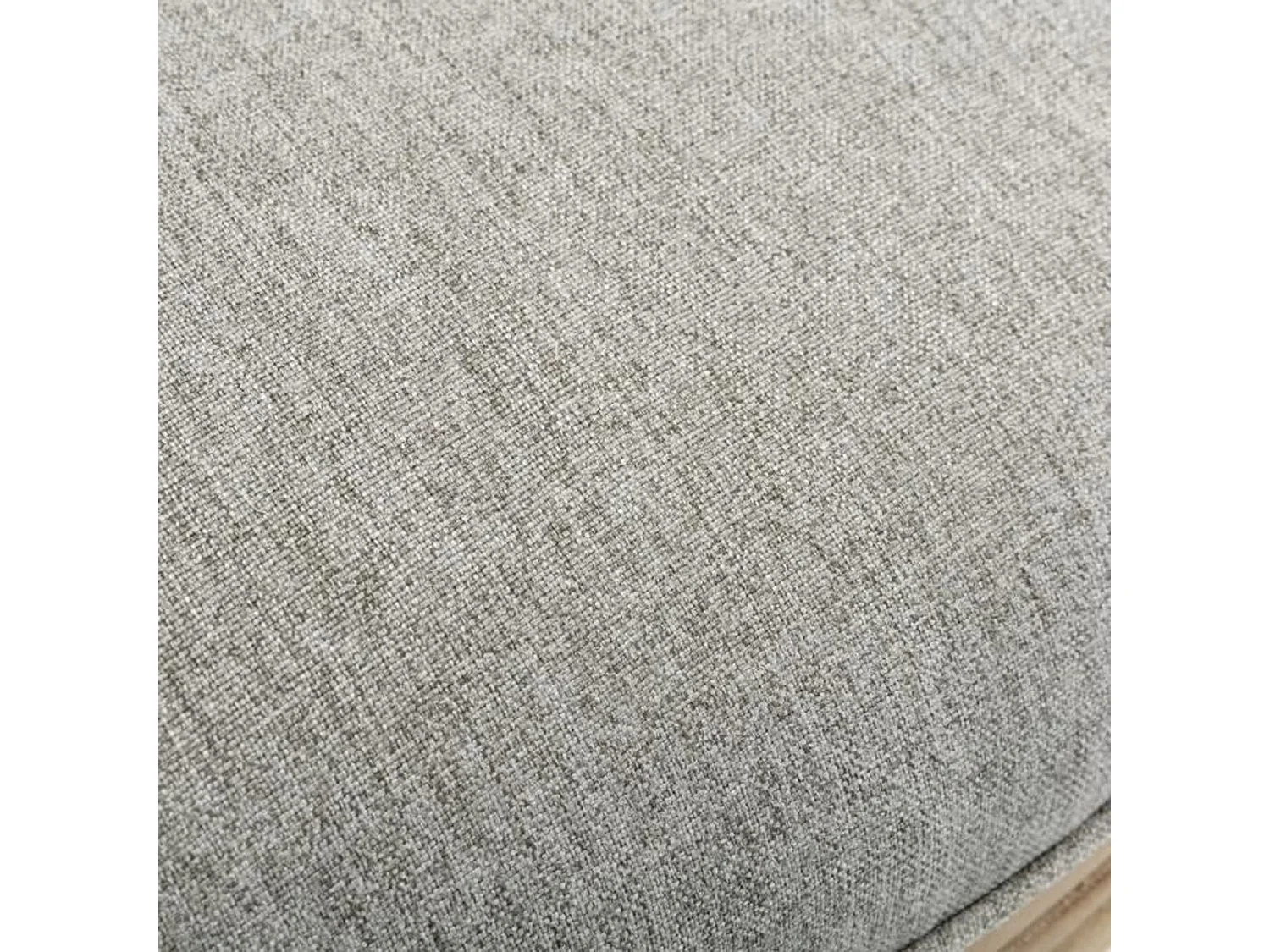 AGATHE - Chaise médaillon gris pieds bois(x2)