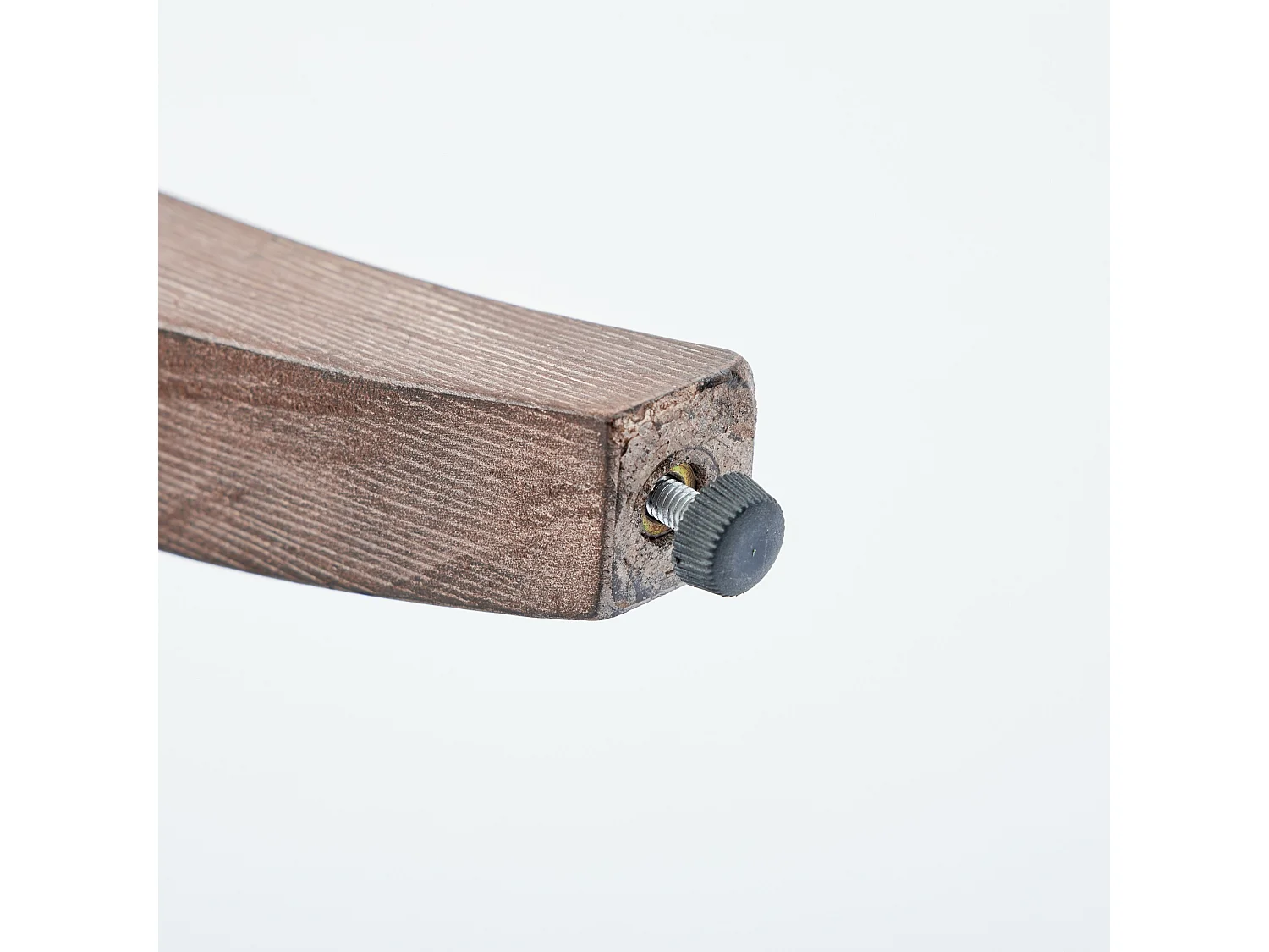 Set van 2 eetkamerstoelen - Eetkamerstoelen met gestoffeerde rugleuning en bronzen studs - beige