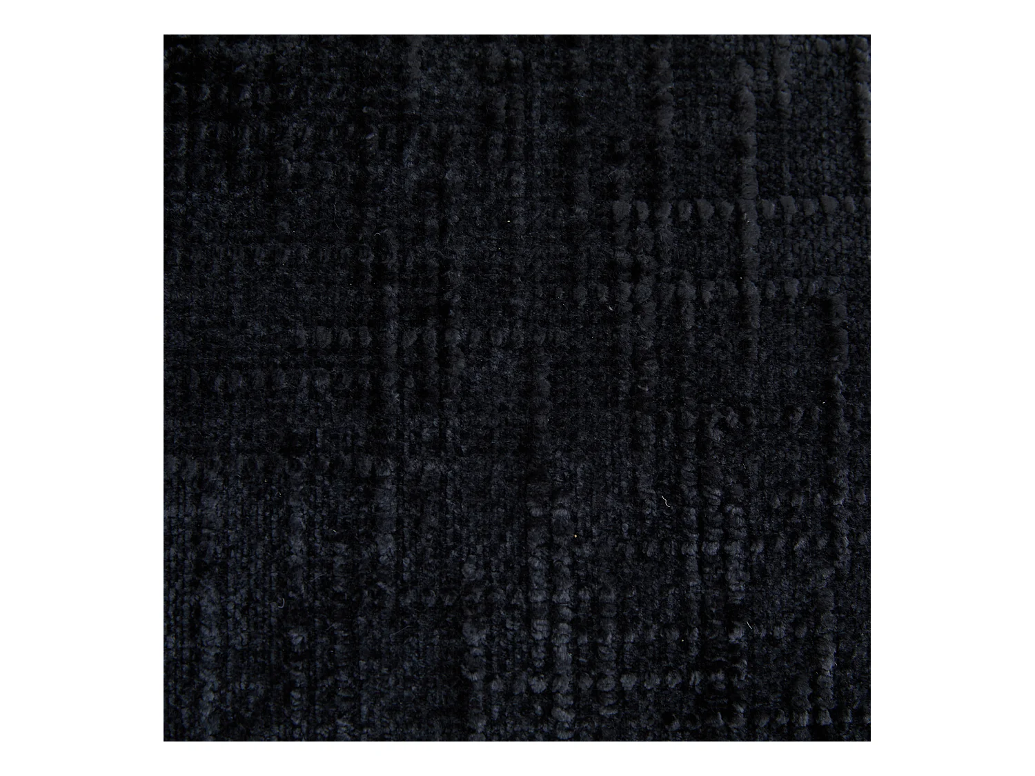 Canapé 1 place noir - Canapé pliant avec dossier et coussins - chenille