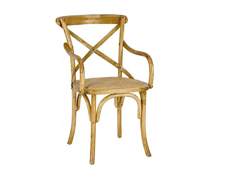 Fauteuil bistrot en bouleau Bois Beige - Ressources Interior's