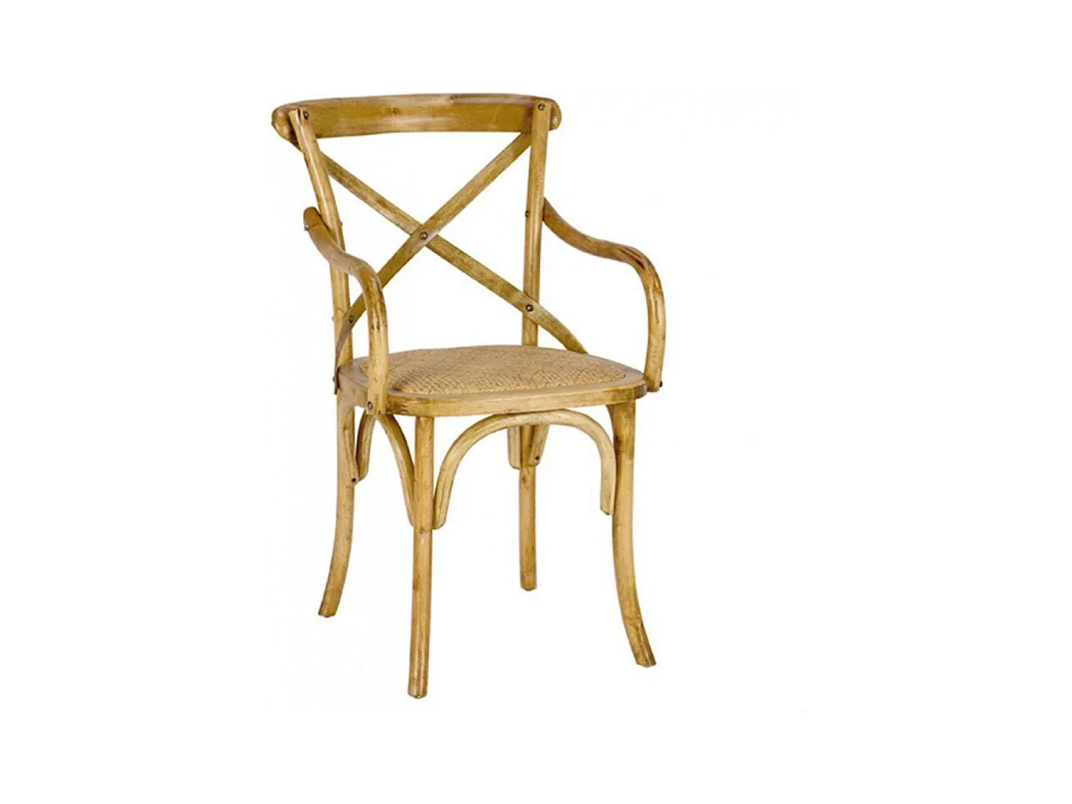 Fauteuil bistrot en bouleau Bois Beige - Ressources Interior's