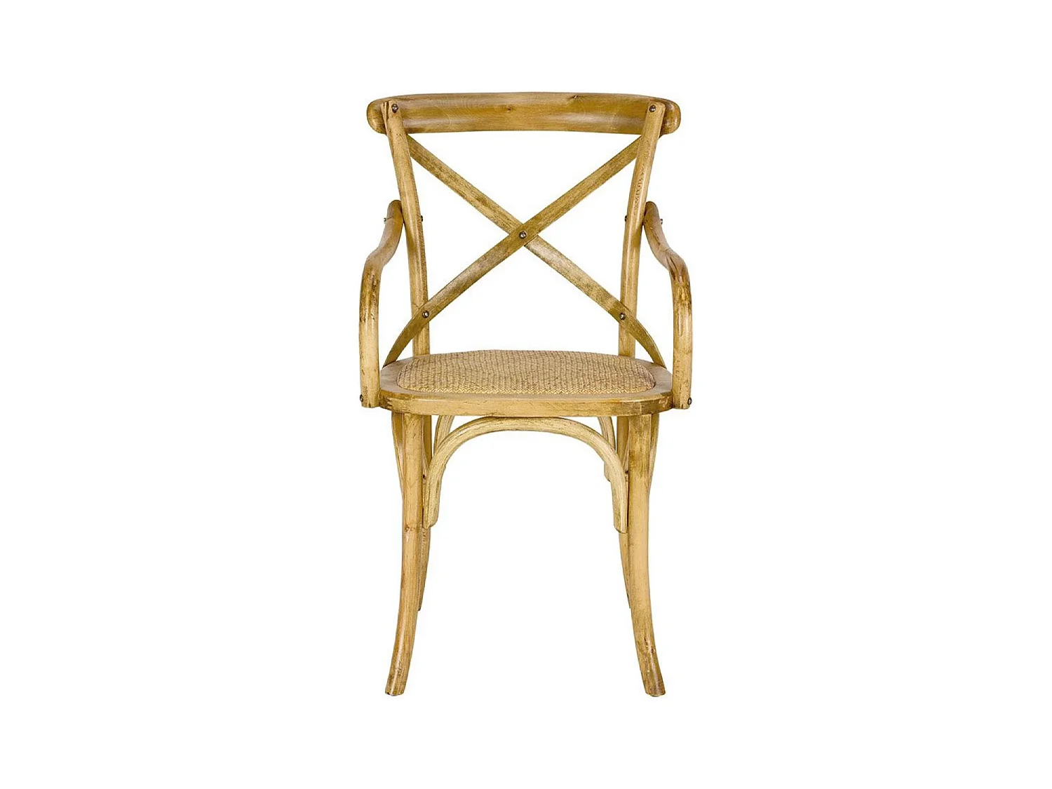 Fauteuil bistrot en bouleau Bois Beige - Ressources Interior's