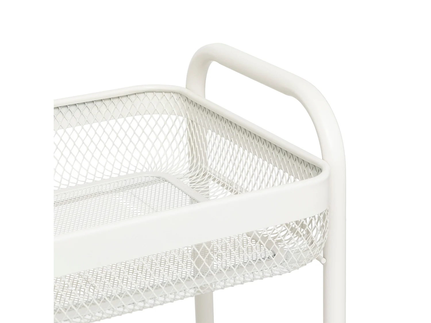 Desserte de Cuisine 3 Niveaux "Mayaj" 79cm Beige