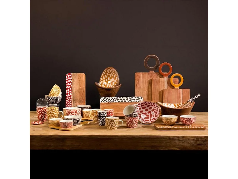 Plateau apéritif 4 bols Isis