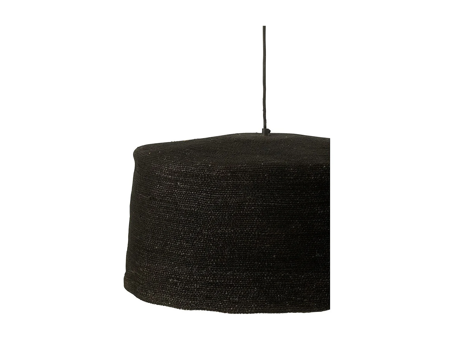 Lot de 3 Lampes Suspension "Moonj" 50cm Noir