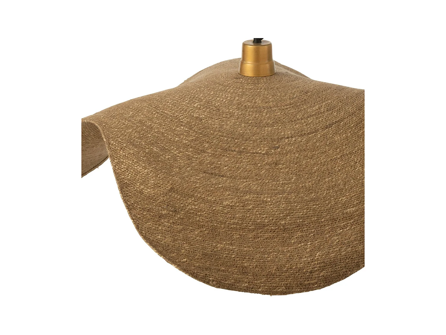 Lámpara colgante de junco natural