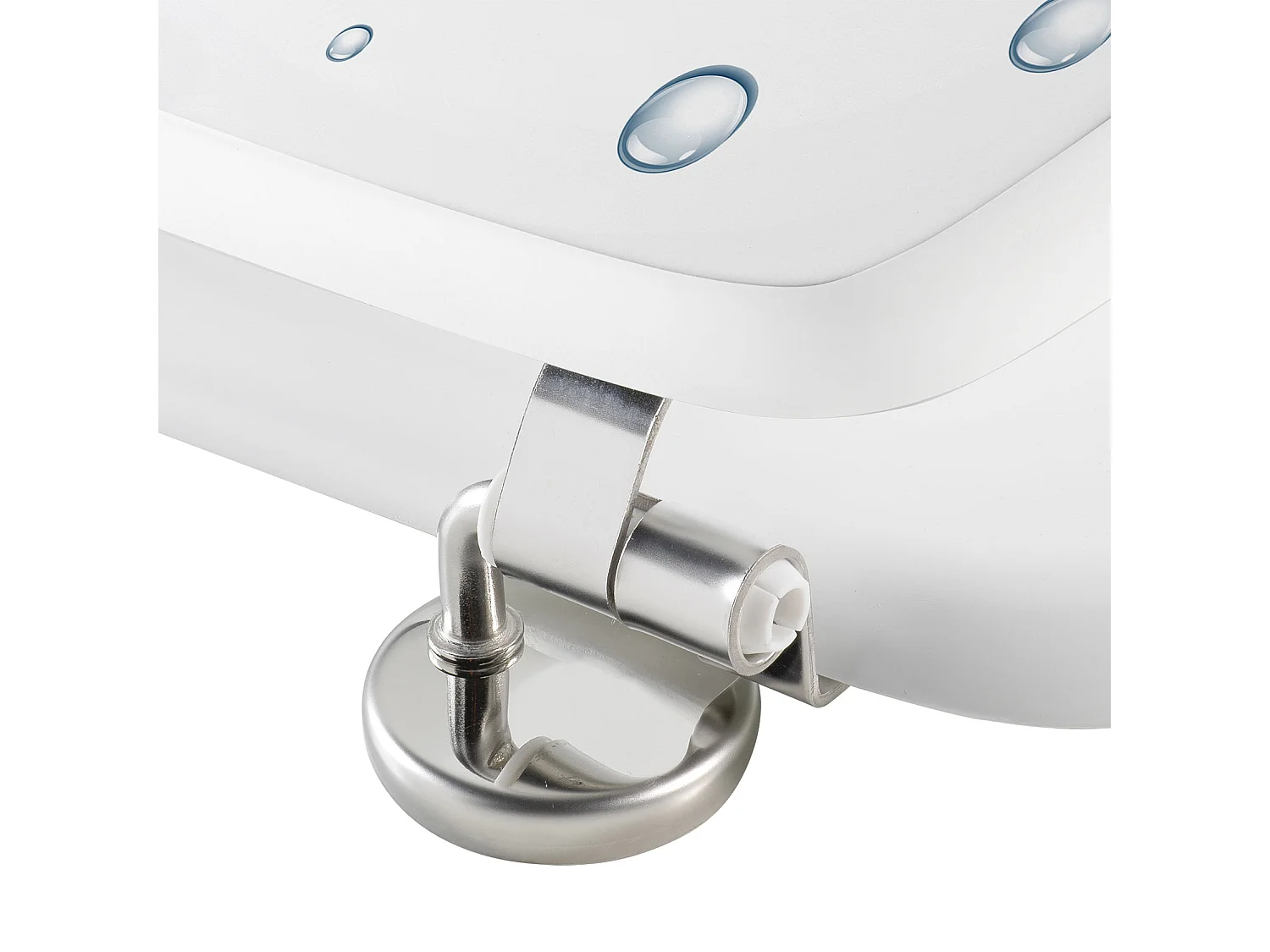 Abattant WC Imprimé "Bubble" 46cm Blanc