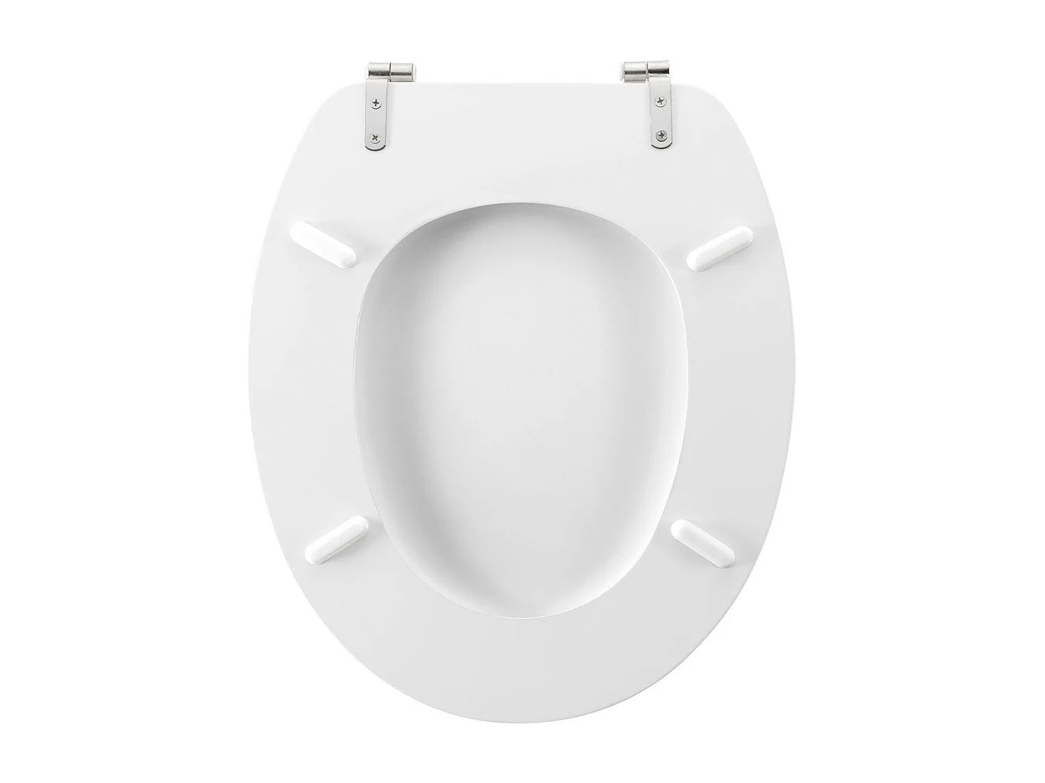 Abattant WC Imprimé "Bubble" 46cm Blanc