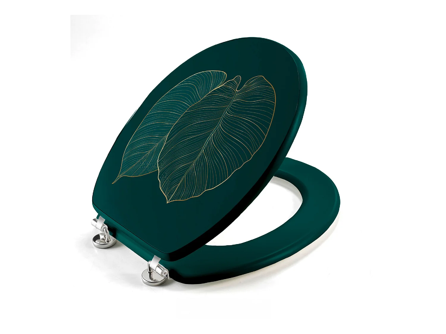 Abattant WC Imprimé "Jade" 46cm Vert