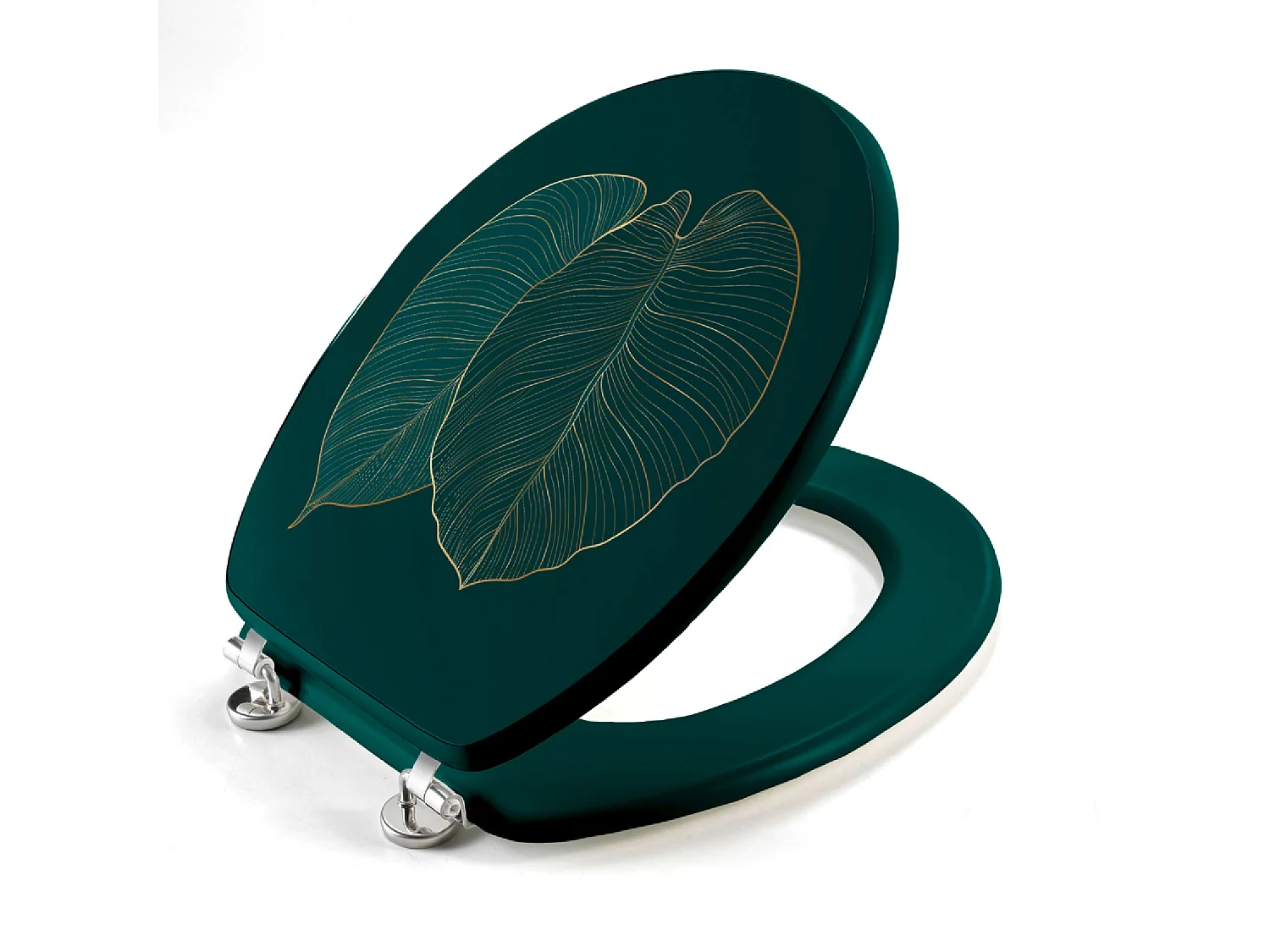 Abattant WC Imprimé "Jade" 46cm Vert