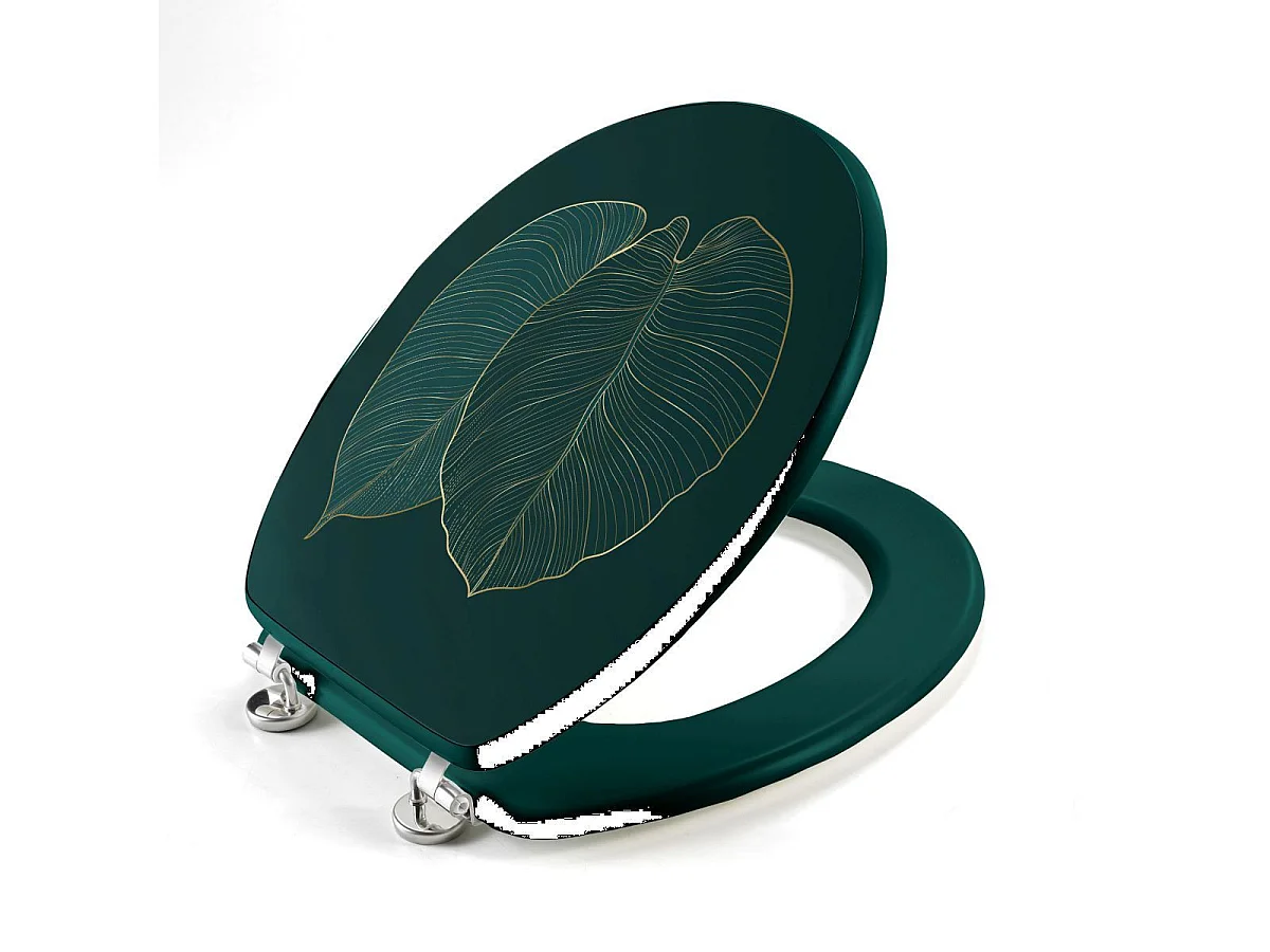 Abattant WC Imprimé "Jade" 46cm Vert