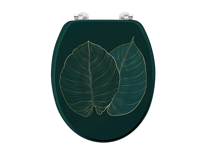 Abattant WC Imprimé "Jade" 46cm Vert