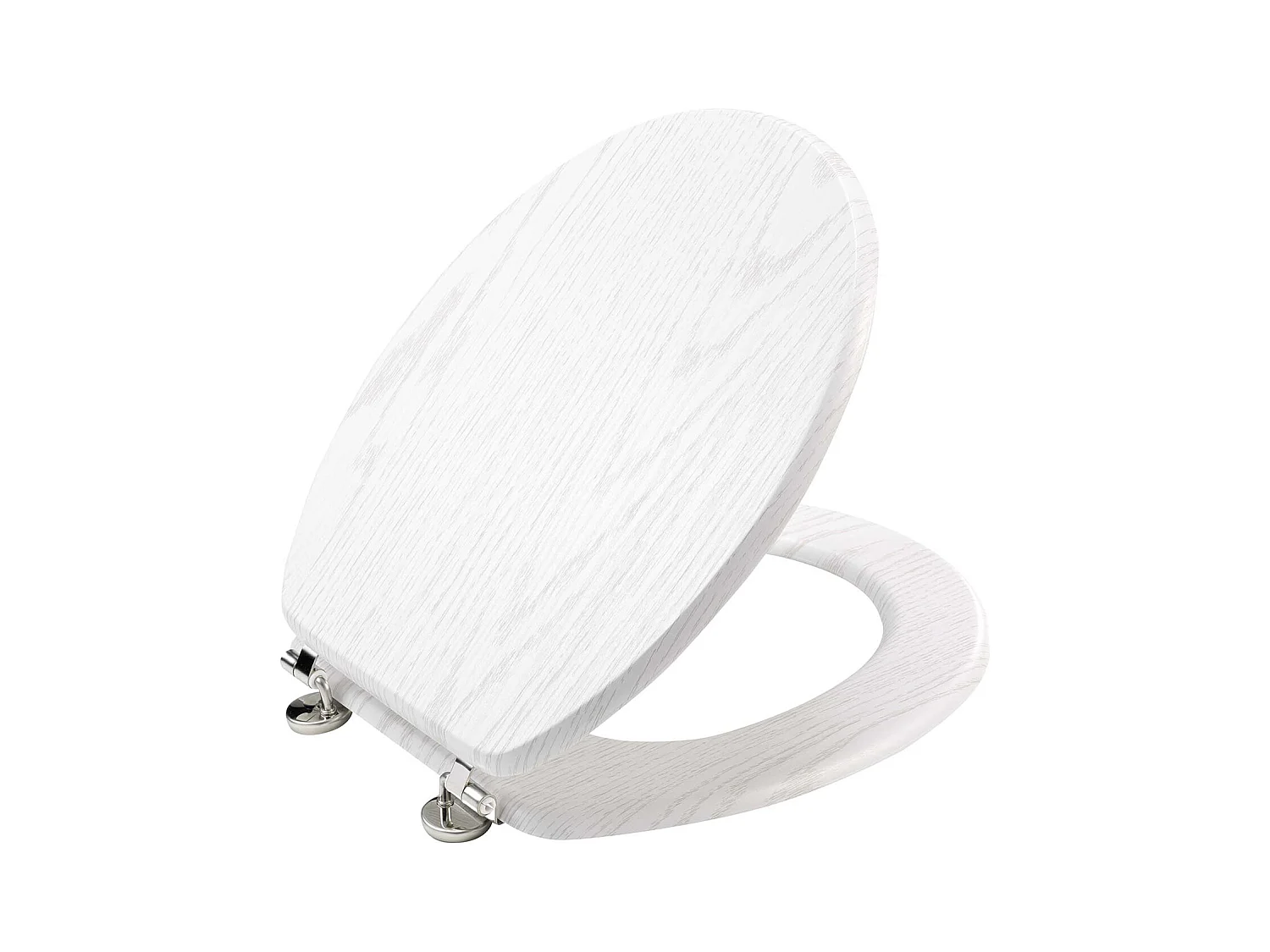 Asiento de inodoro con efecto de madera