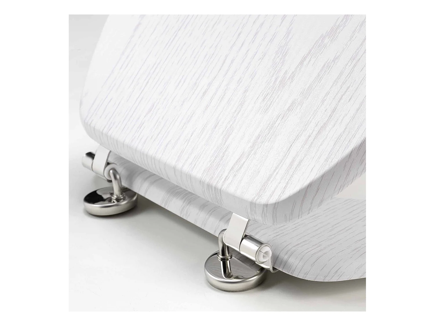 Asiento de inodoro con efecto de madera