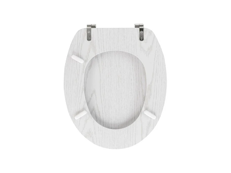 Asiento de inodoro con efecto de madera