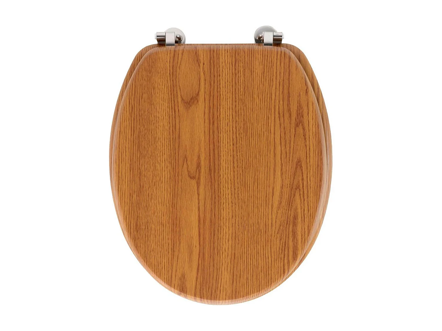 Abattant WC Effet Bois "Strata" 46cm Naturel