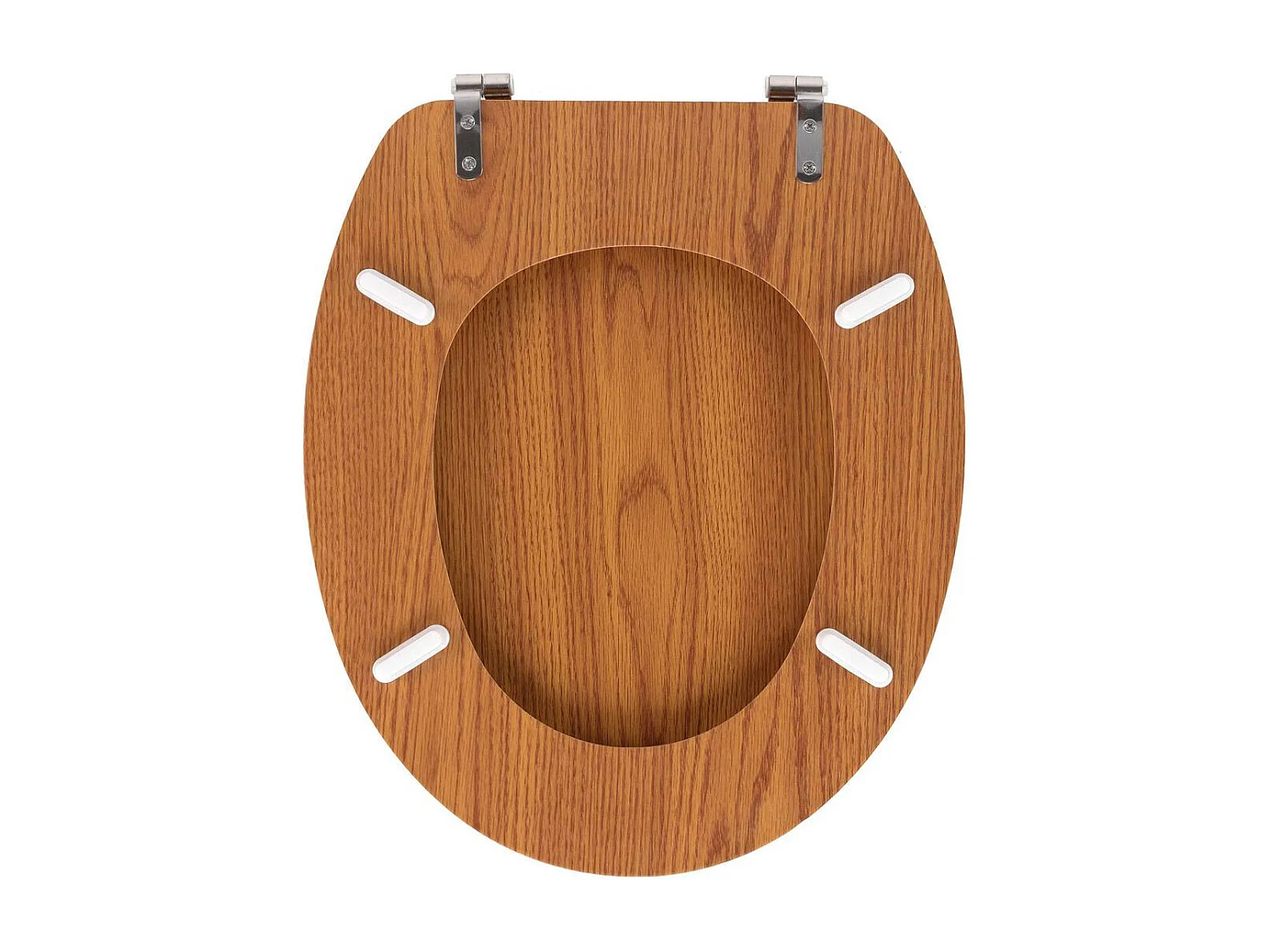 Abattant WC Effet Bois "Strata" 46cm Naturel