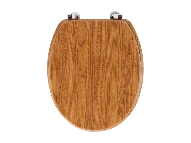 Abattant WC Effet Bois "Strata" 46cm Naturel