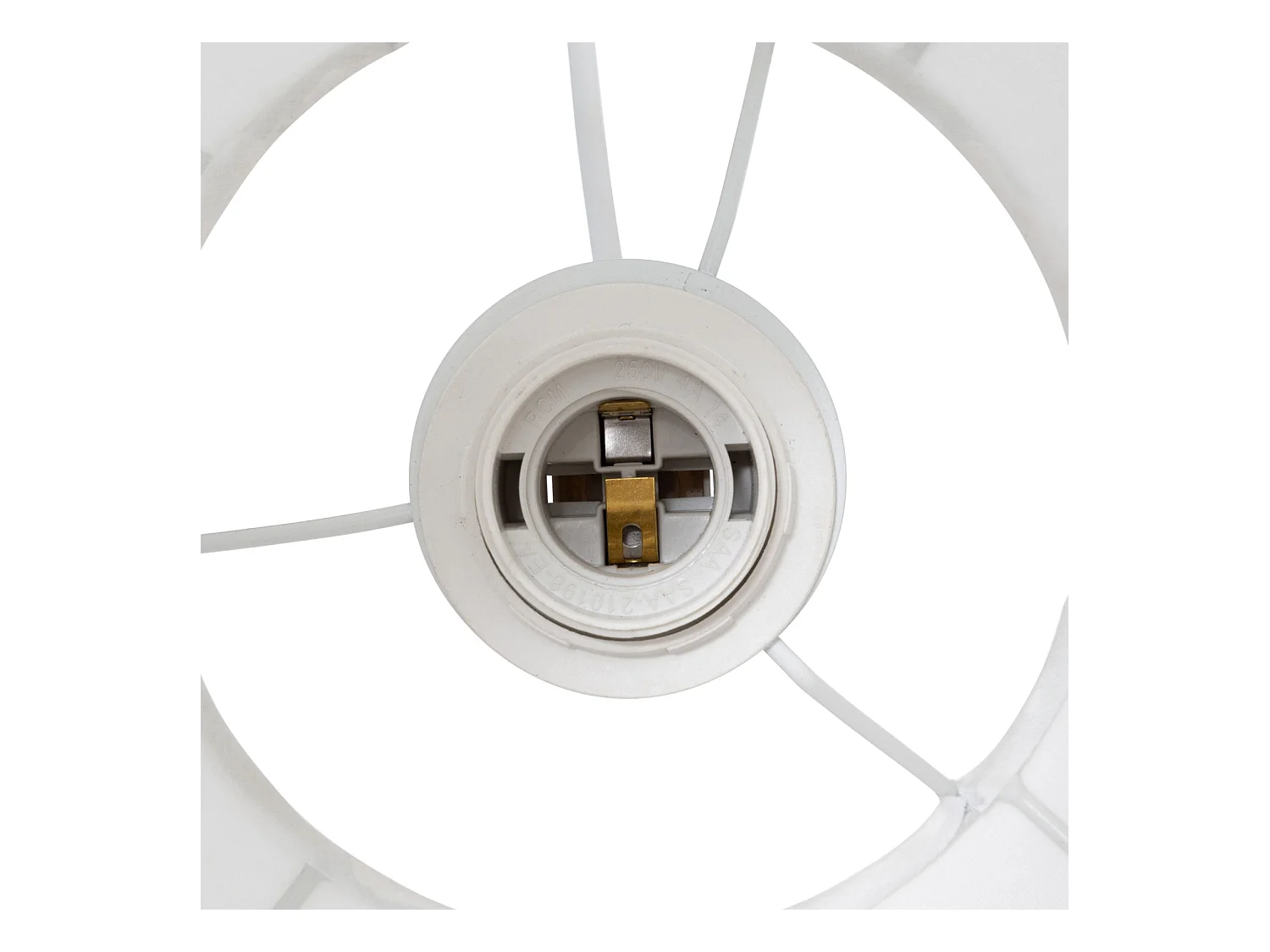 Lampe Suspension en Coton "Tobie" 37cm Blanc