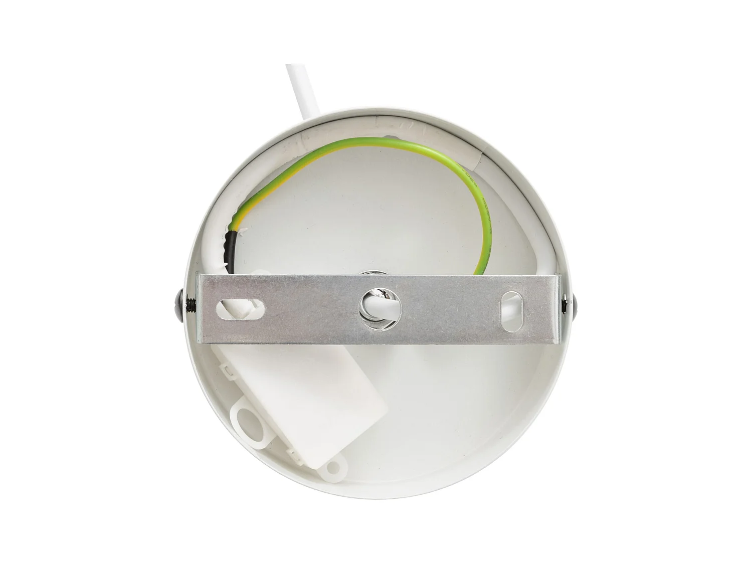 Lampe Suspension en Coton "Tobie" 37cm Blanc