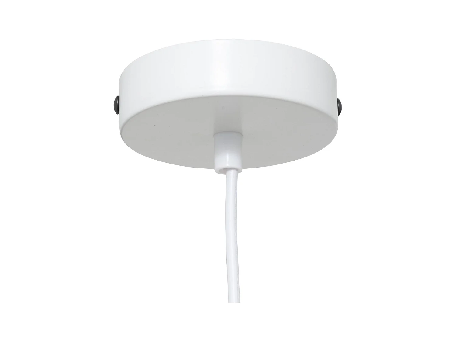 Lampe Suspension en Coton "Tobie" 37cm Blanc