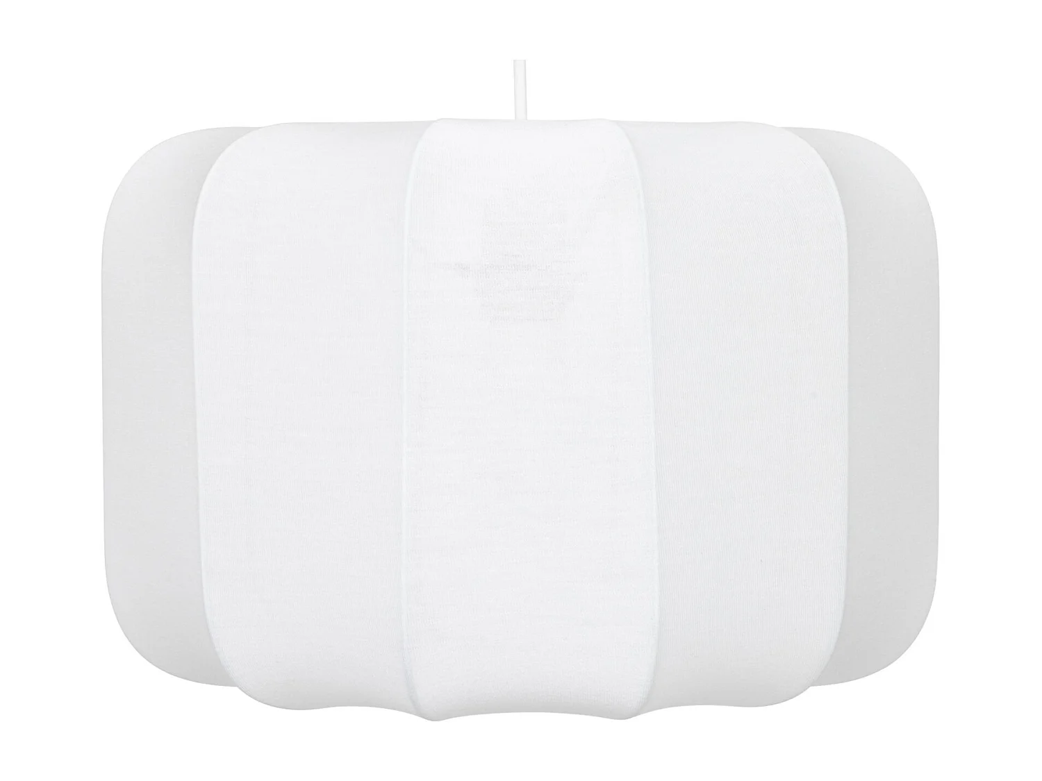 Lampe Suspension en Coton "Tobie" 37cm Blanc