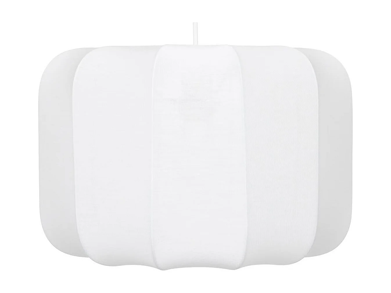 Lampe Suspension en Coton "Tobie" 37cm Blanc
