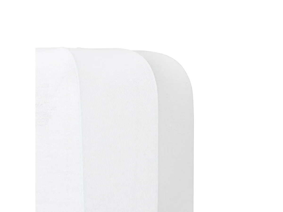 Lampe Suspension en Coton "Tobie" 37cm Blanc