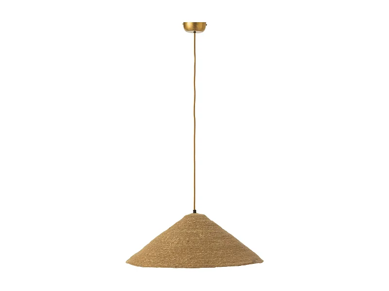 Lampe Suspension Chapeau "Moonj" 60cm Naturel