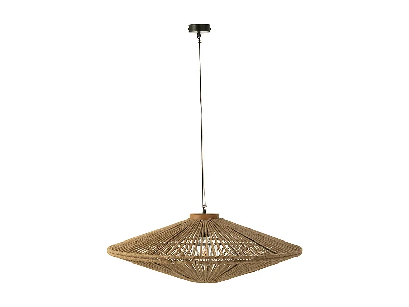 Lampe Suspension en Jute "Dollie" 93cm Naturel