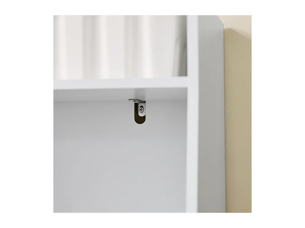 SoBuy regał dziecięcy Montessori półka na zabawki 5 otwartych przegród stojący biały 80x34x104 cm