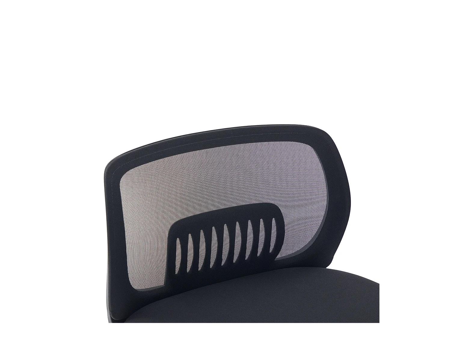 Chaise de bureau pivotante - Fauteuil pivotant  avec fonction bascule et réglage en hauteur - maille noire