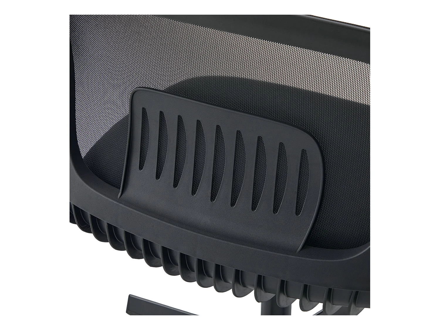 Sedia girevole da ufficio - Poltrona girevole con funzione di oscillazione e regolazione dell'altezza - velluto nero