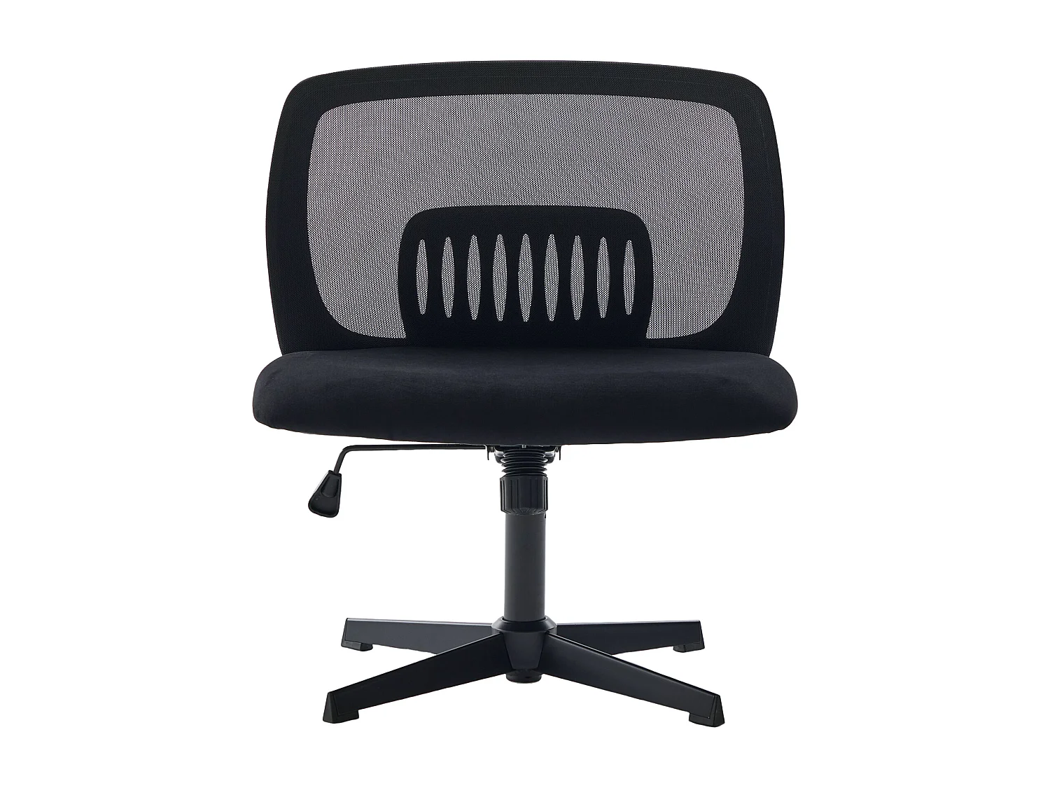 Chaise de bureau pivotante - Fauteuil pivotant  avec fonction bascule et réglage en hauteur - velours noire