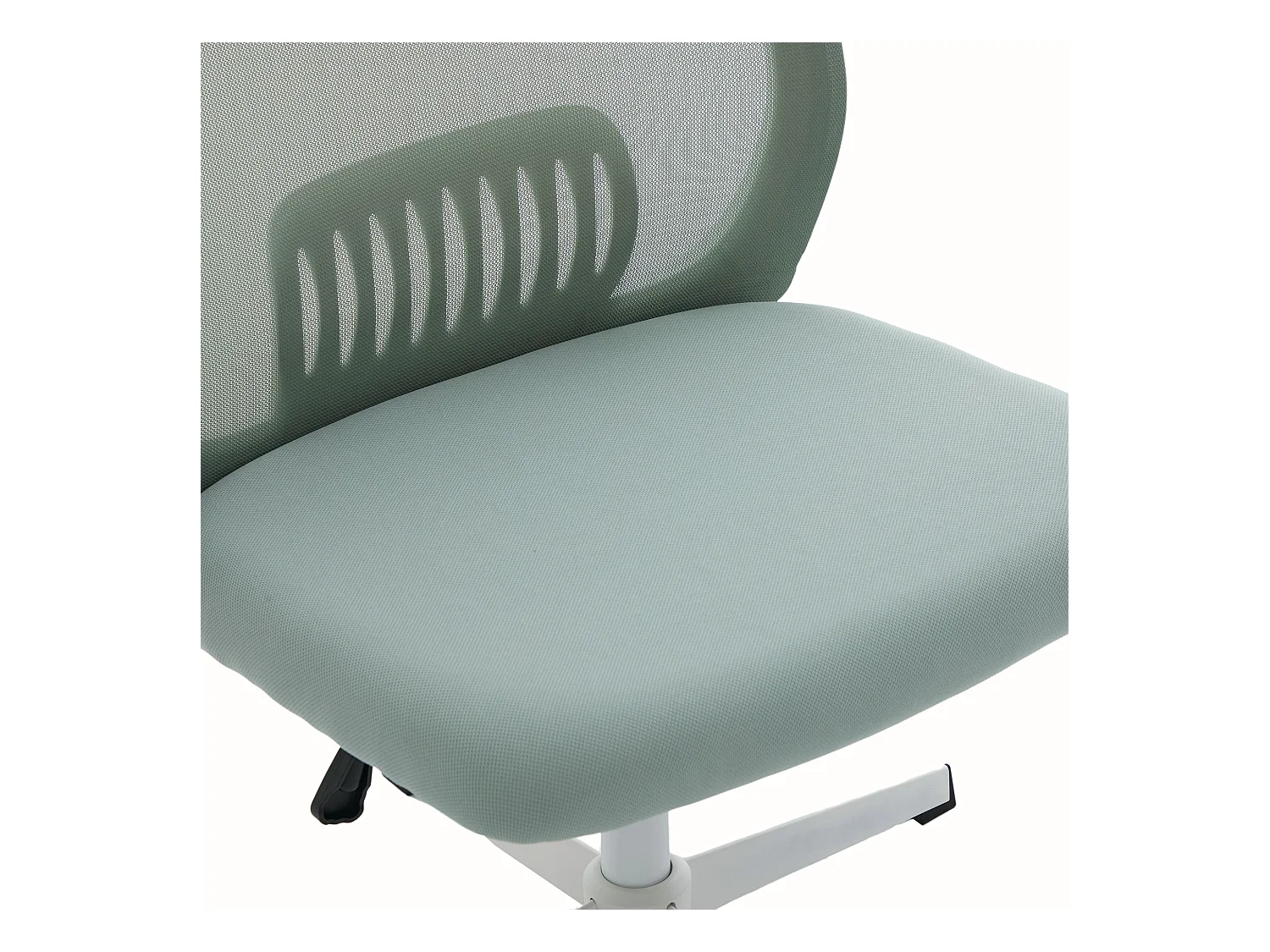Bürodrehstuhl - Drehsessel mit Wippfunktion und Höhenverstellung - Mintgrünes Netzgewebe