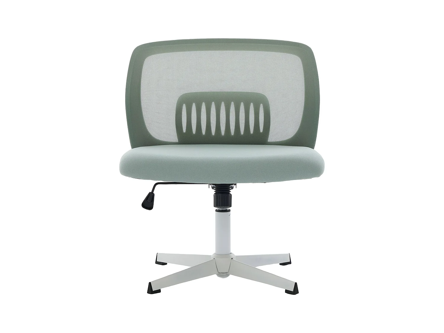 Bürodrehstuhl - Drehsessel mit Wippfunktion und Höhenverstellung - Mintgrünes Netzgewebe