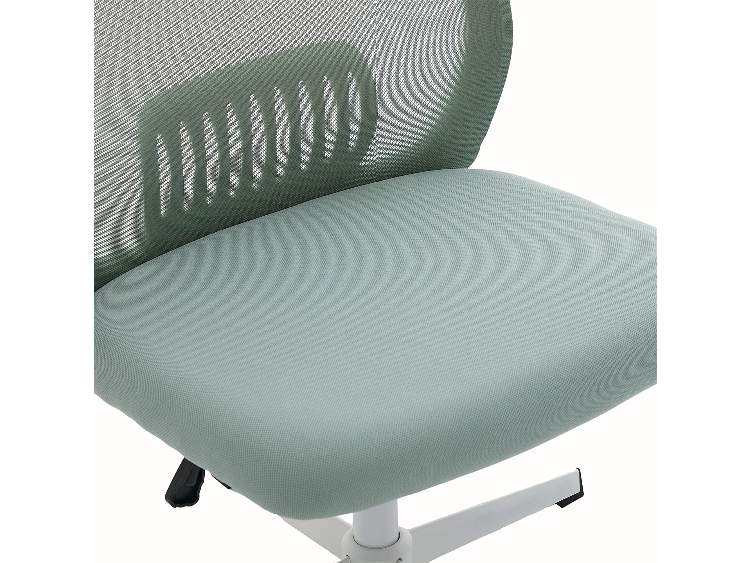 Chaise de bureau pivotante - Fauteuil pivotant  avec fonction bascule et réglage en hauteur - maille vert menthe