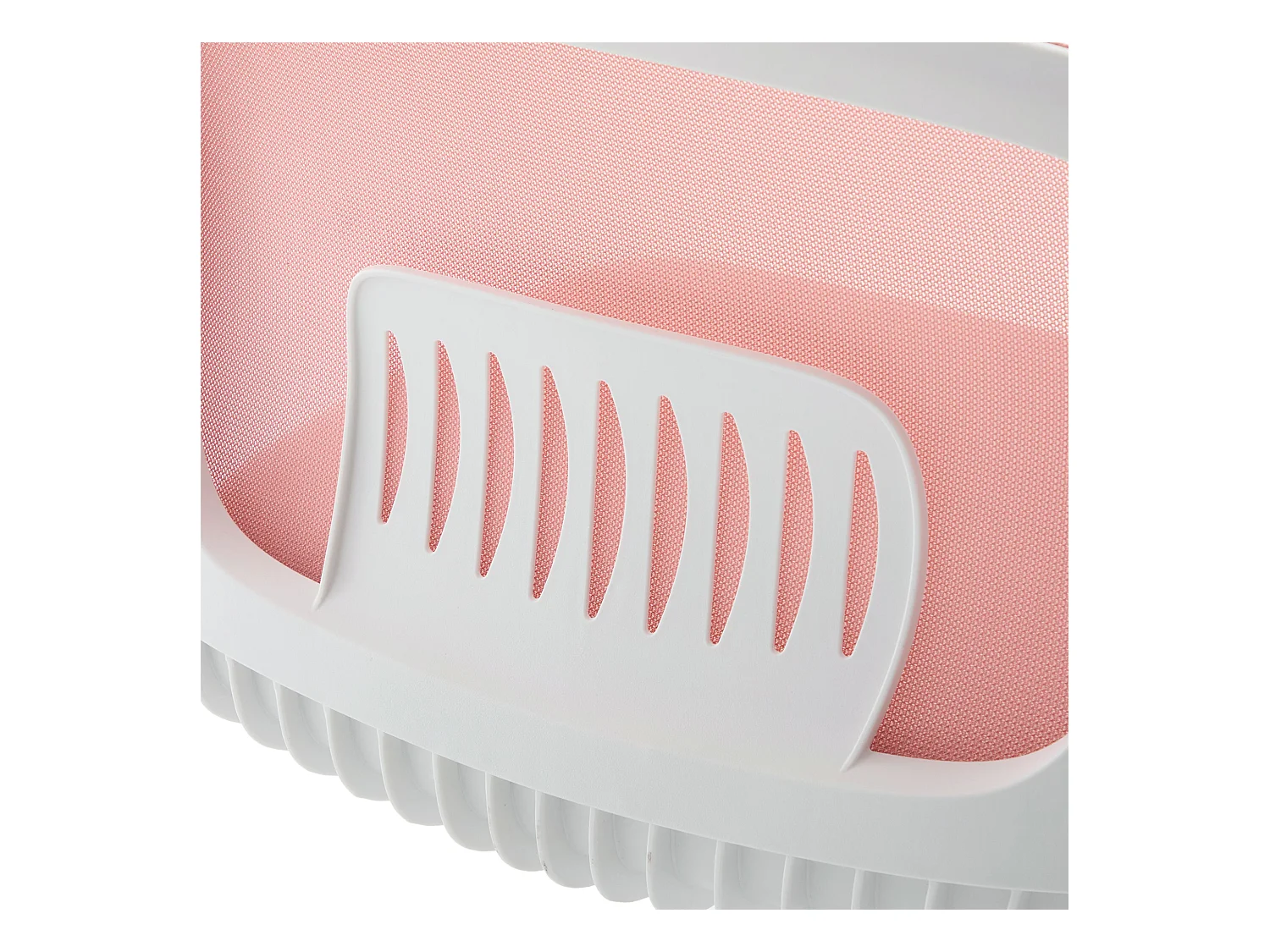 Bürodrehstuhl - Drehsessel mit Wippfunktion und Höhenverstellung - Netzgewebe rosa