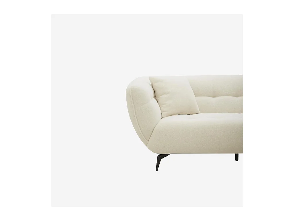 Habitat - Canapé 3 places en tissu - Écru - Nashi