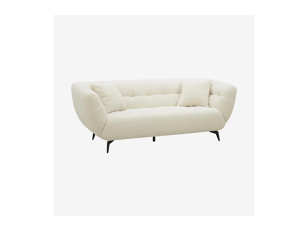 Habitat - Canapé 3 places en tissu - Écru - Nashi