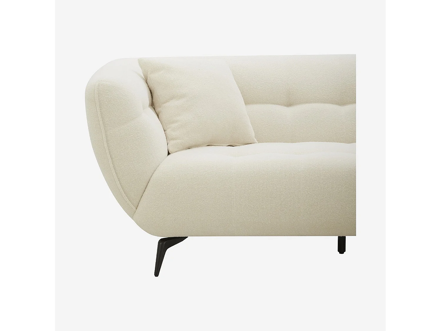 Habitat - Canapé 3 places en tissu - Écru - Nashi