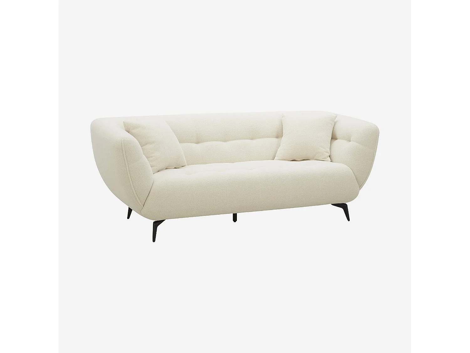 Habitat - Canapé 3 places en tissu - Écru - Nashi