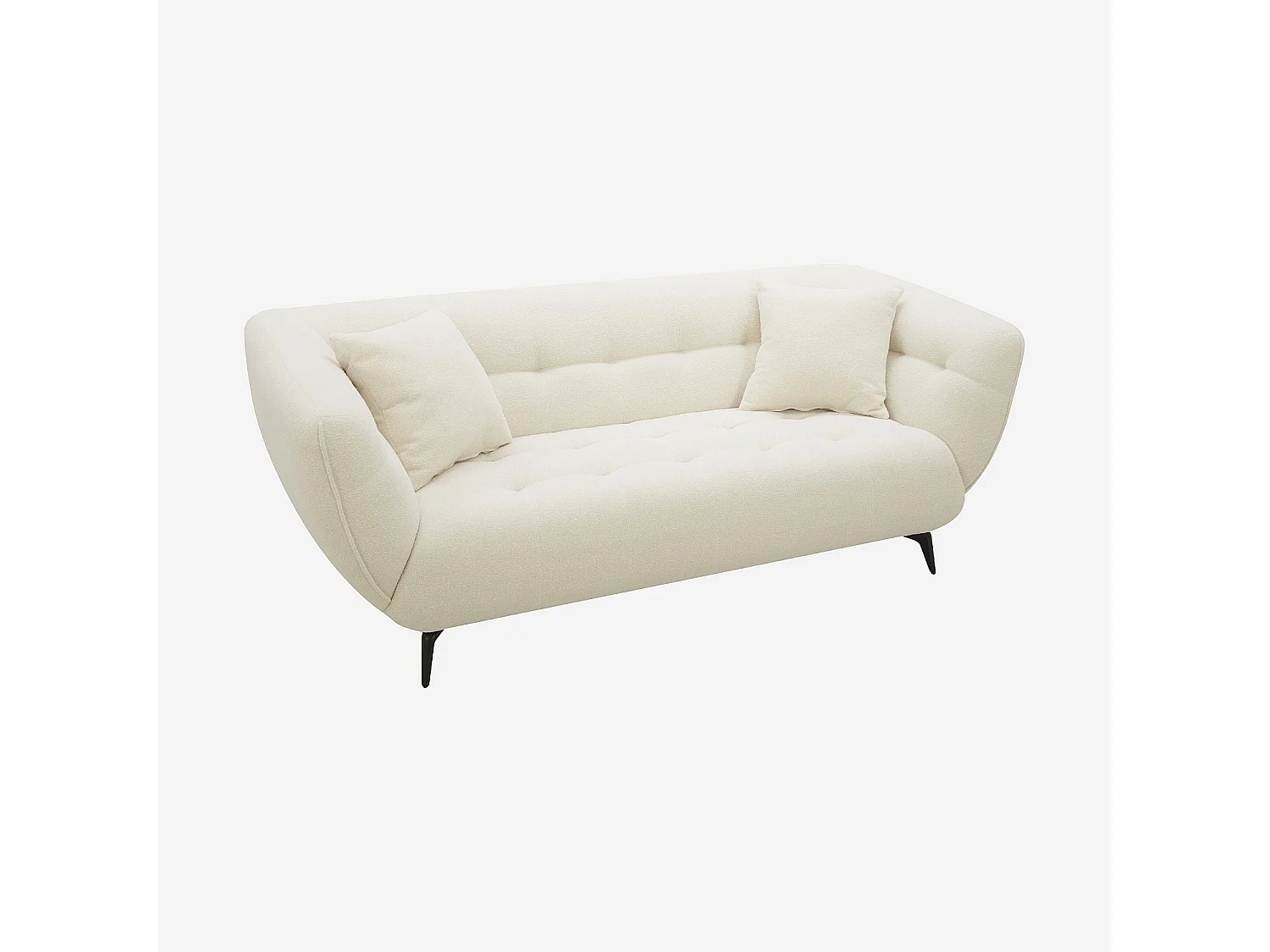 Habitat - Canapé 3 places en tissu - Écru - Nashi