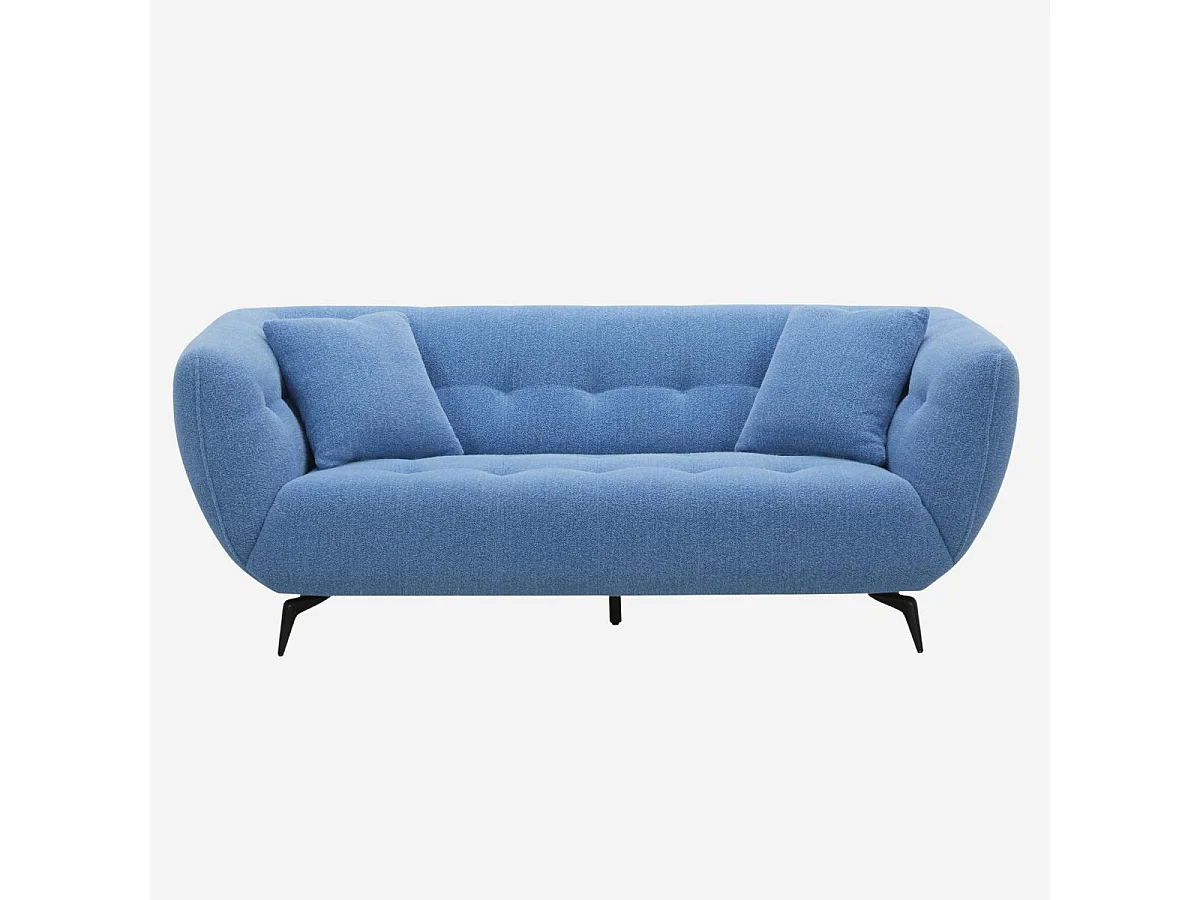 Habitat - Canapé 3 places en tissu - Bleu - Nashi