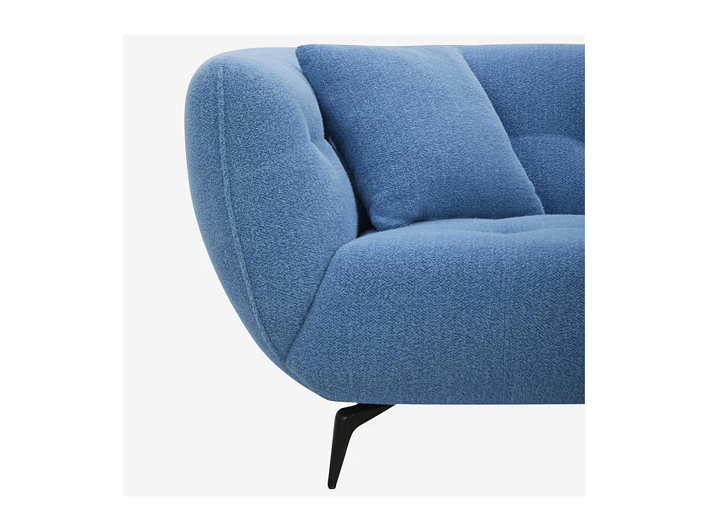 Habitat - Canapé 3 places en tissu - Bleu - Nashi