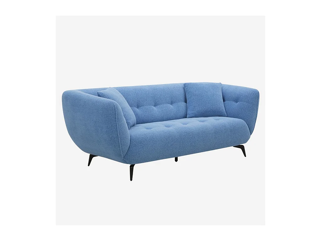 Habitat - Canapé 3 places en tissu - Bleu - Nashi