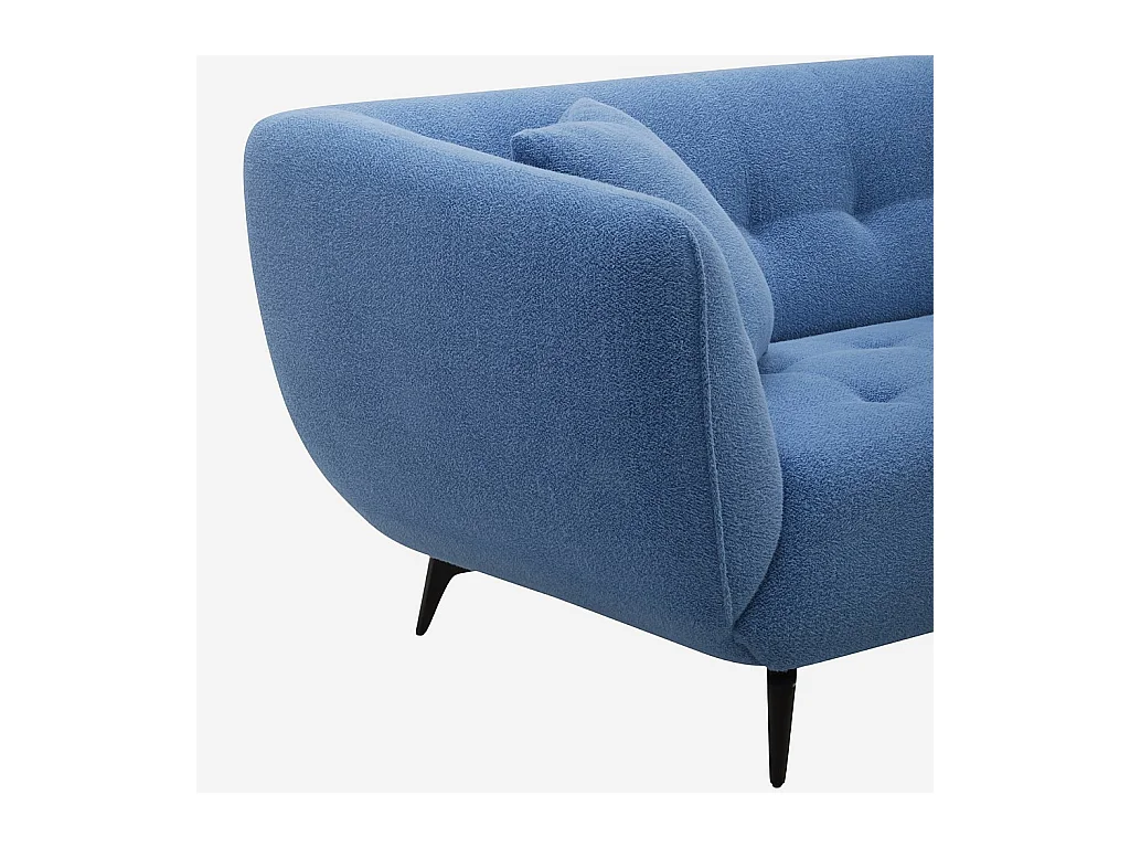 Habitat - Canapé 3 places en tissu - Bleu - Nashi