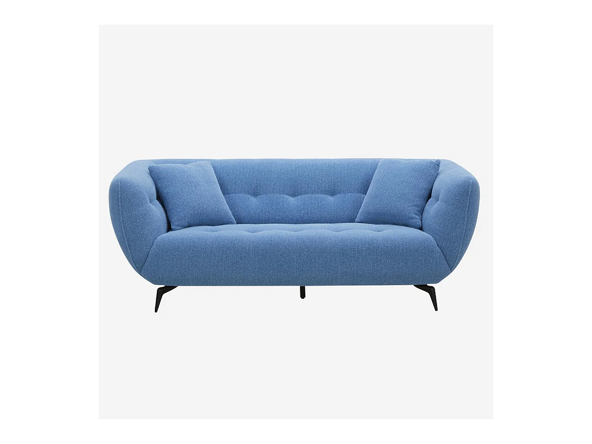 Habitat - Canapé 3 places en tissu - Bleu - Nashi