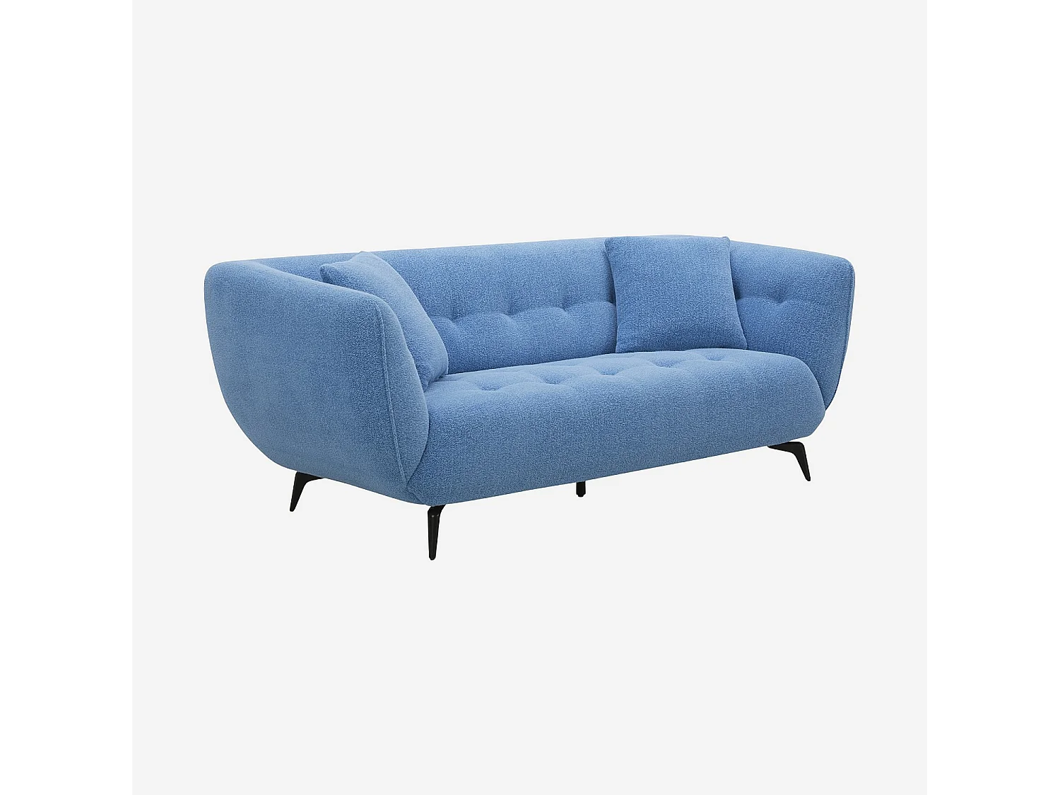 Habitat - Canapé 3 places en tissu - Bleu - Nashi
