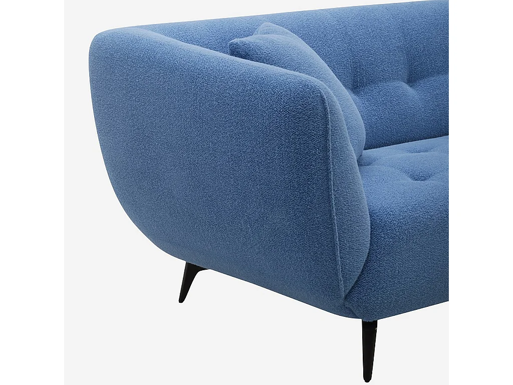 Habitat - Canapé 3 places en tissu - Bleu - Nashi